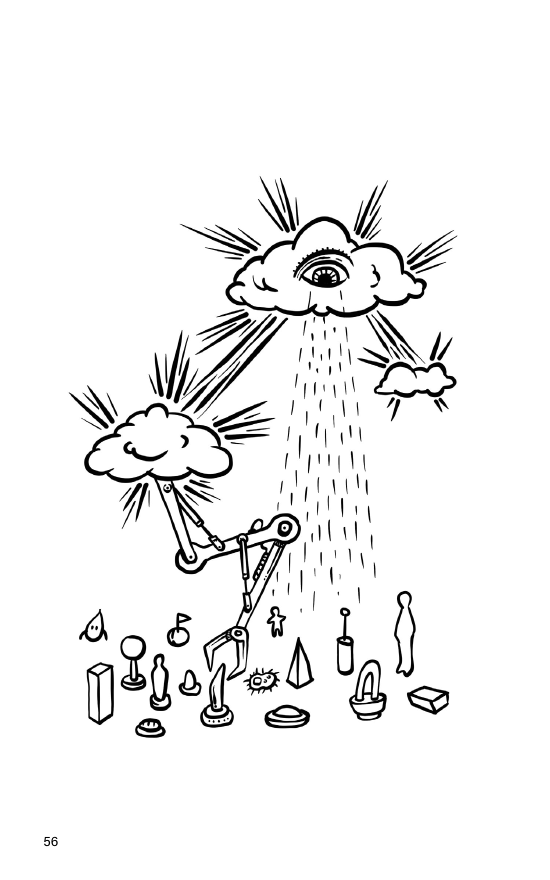 Ilustración de Stefano Cardini que abre la sección Scanning (p. 56).